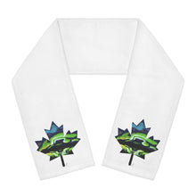 Load image into Gallery viewer, Maple Leaf Northern Lights Scarf
