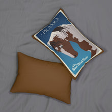 Load image into Gallery viewer, Picasso Mustang Horse Spun Polyester Lumbar Pillow
