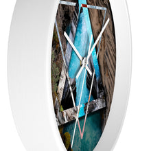 Load image into Gallery viewer, Athabasca Falls Polyscape Wall clock

