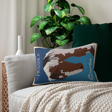 Load image into Gallery viewer, Picasso Mustang Horse Spun Polyester Lumbar Pillow
