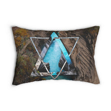 Load image into Gallery viewer, Athabasca Falls Polyscape Spun Polyester Lumbar Pillow
