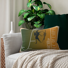 Load image into Gallery viewer, Secretariat Racing Horse Spun Polyester Lumbar Pillow
