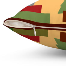 Load image into Gallery viewer, The Cabin Quilt Spun Polyester Square Pillow
