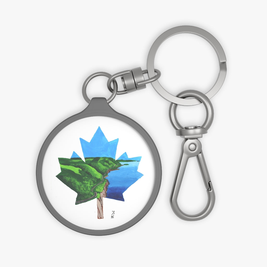 Maple Leaf Calbot Trail Keyring Tag