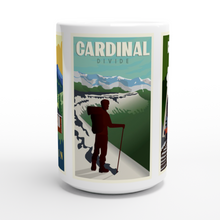 Load image into Gallery viewer, Cadomin, Robb and Cardinal Divide Combo White 15oz Ceramic Mug
