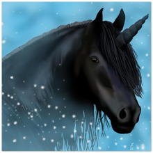 Load image into Gallery viewer, The Black Unicorn Art Prints
