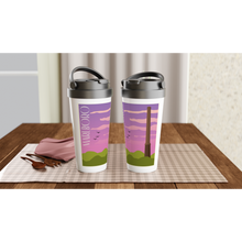 Load image into Gallery viewer, Marlboro White 15oz Stainless Steel Travel Mug
