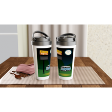 Load image into Gallery viewer, Nojack Hotel White 15oz Stainless Steel Travel Mug
