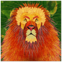 Load image into Gallery viewer, Leaf Lion Art Prints
