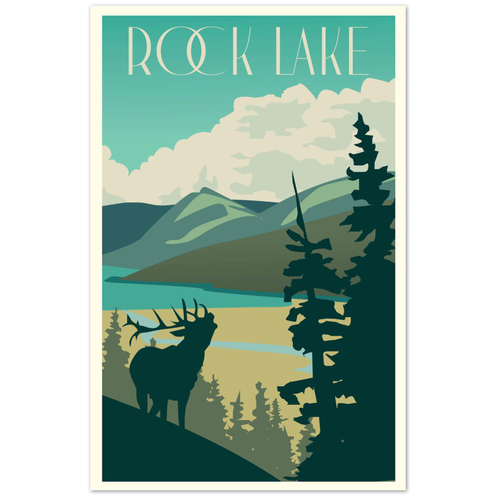 Rock Lake Prints