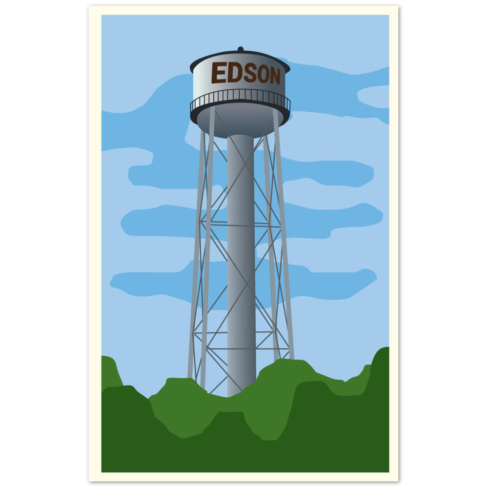 Edson Water Tower Prints