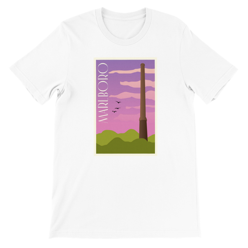 Marlboro Polycotton Unisex Crewneck T-shirt