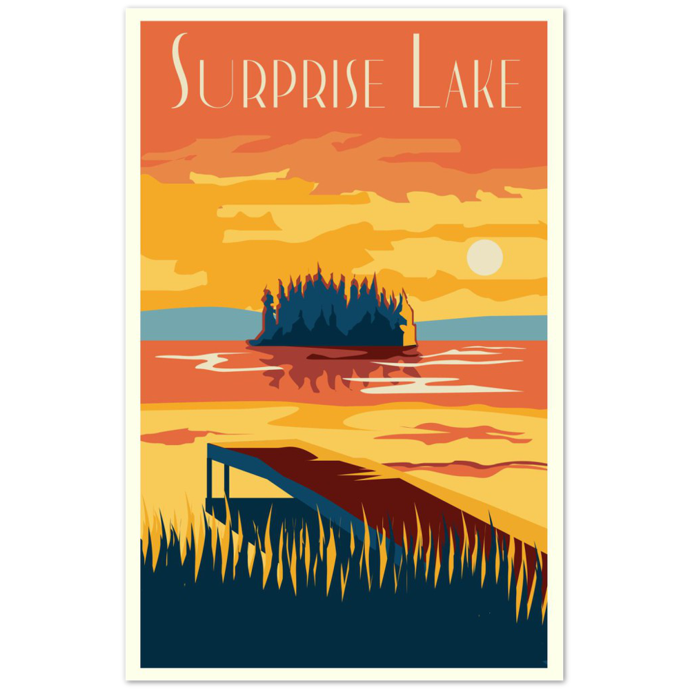 Surprise Lake Art Prints