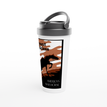 Load image into Gallery viewer, Sergeant Recklass White 15oz Stainless Steel Travel Mug
