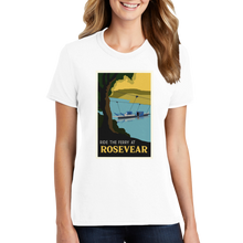 Load image into Gallery viewer, Rosevear Polycotton Womens Crewneck T-shirt

