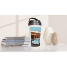 Load image into Gallery viewer, Edson Motors White 15oz Stainless Steel Travel Mug
