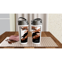 Load image into Gallery viewer, Sergeant Recklass White 15oz Stainless Steel Travel Mug
